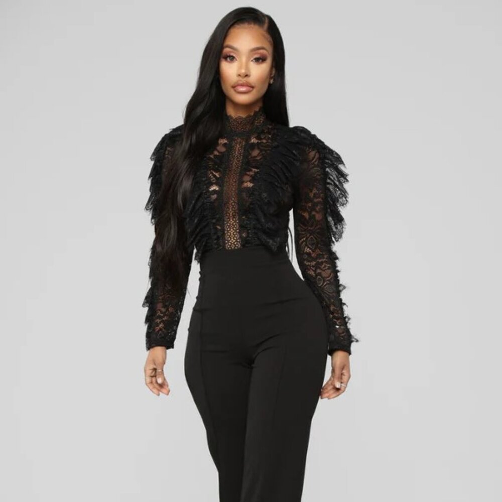 Long sleeve pants romper
